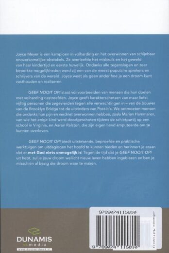Geef nooit op