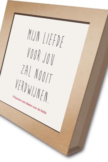 Liefde zal nooit verdwijnen