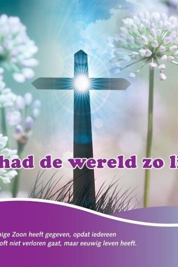 Wandbord 24x30cm Johannes 3:16