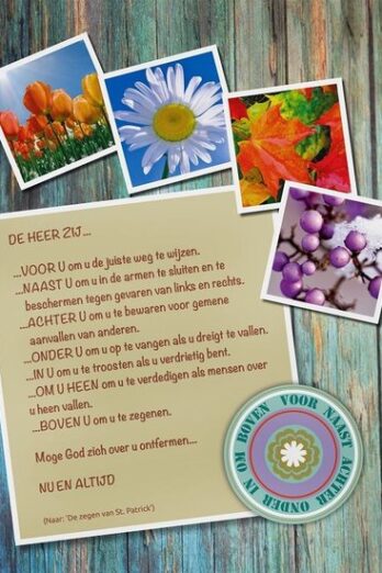 Standaard 18x15cm zegenbede