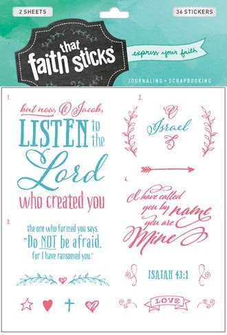 Stickers isaiah 43:1
