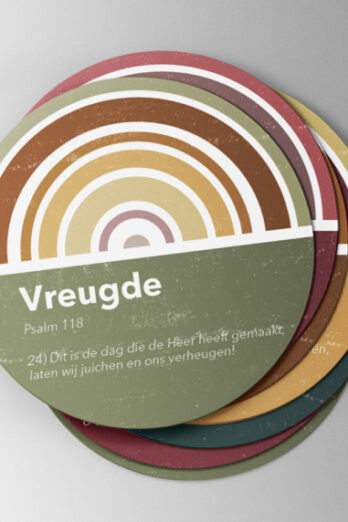 Vilten onderzetters trouw set