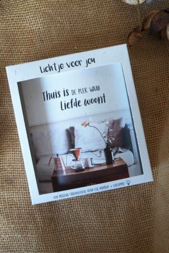Home & Living>Lichtje voor jou Lichtje voor jou: Thuis is de plek waar liefde woont
