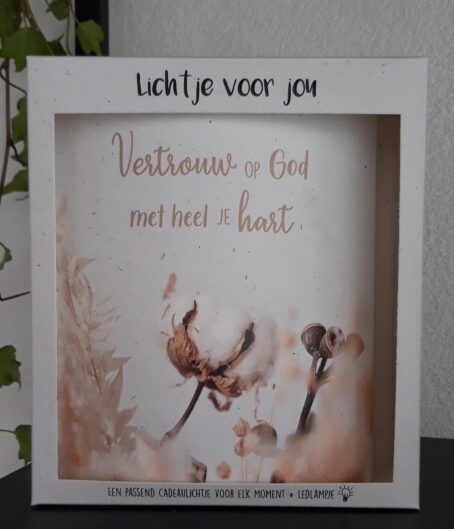 Home & Living>Lichtje voor jou Lichtje voor jou: Vertrouw op God met heel je hart