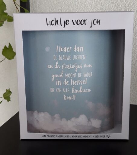 Lichtje voor jou: Hoger dan de blauwe luchten