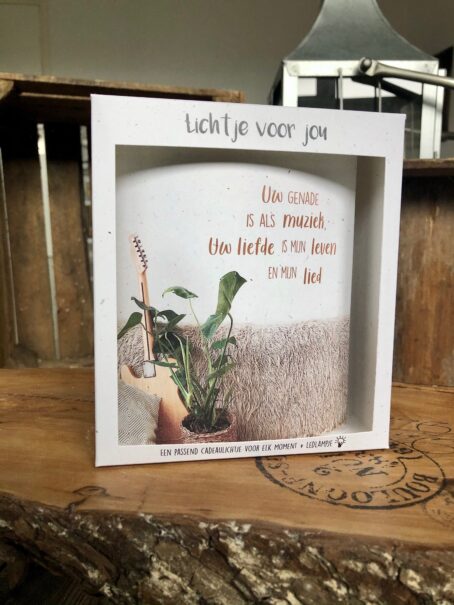 Home & Living>Lichtje voor jou Lichtje voor jou: Uw genade is als muziek