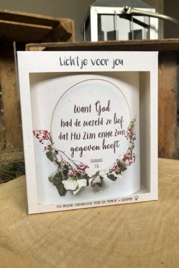 Lichtje voor jou: Want God had de wereld zo lief