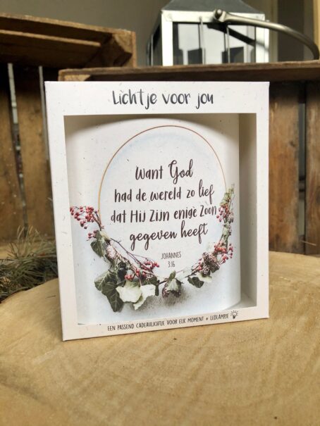 Lichtje voor jou: Want God had de wereld zo lief