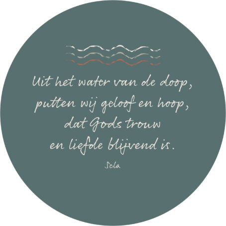 Uit het water van de doop