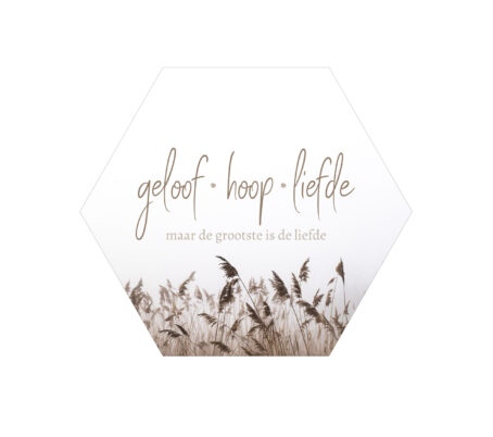 Muurcirkel geloof hoop liefde