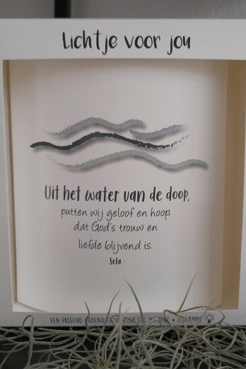 Lichtje voor jou: Uit het water van de doop