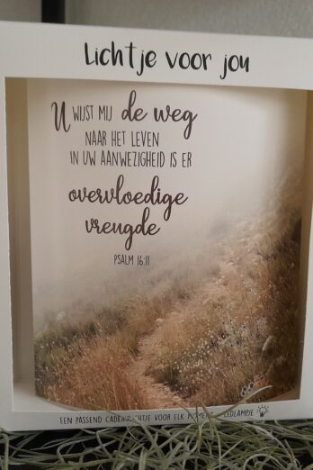 U wijst mij de weg naar het leven