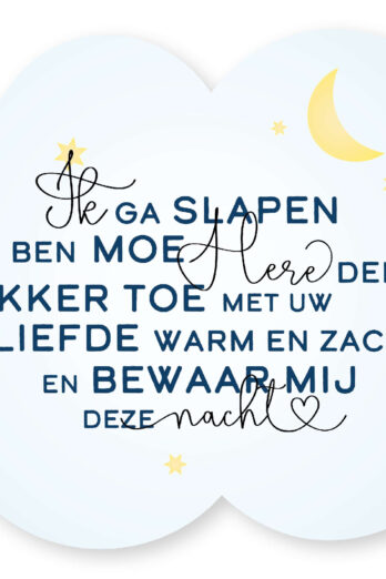 Ik ga slapen (Blauwe)