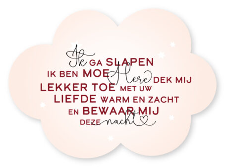 Ik ga slapen (rose)