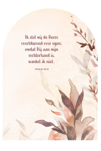 Cadeauartikelen|Home & Living>Decoratie|Home & Living>Muurcirkels en -decoratie Muurvorm – Psalm 16