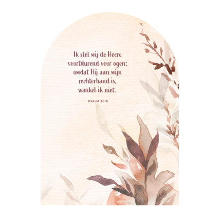 Cadeauartikelen|Home & Living>Decoratie|Home & Living>Muurcirkels en -decoratie Muurvorm - Psalm 16