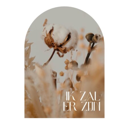 Cadeauartikelen|Home & Living>Decoratie|Home & Living>Muurcirkels en -decoratie Muurvorm - Ik zal er zijn
