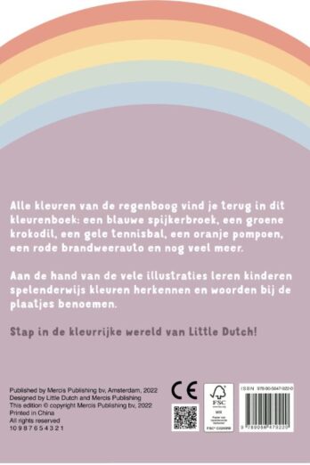 Regenboog kleurenboek