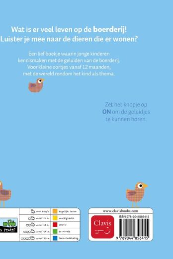 De boerderij. Geluidenboekje