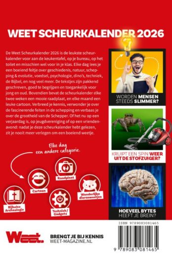 Weet scheurkalender 2026