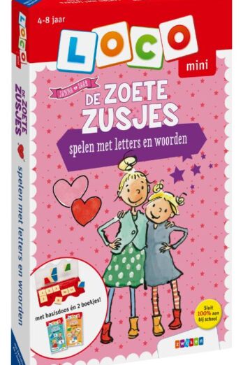 4-8 jaar Loco mini pakket De Zoete Zusjes spelen met letters en woorden