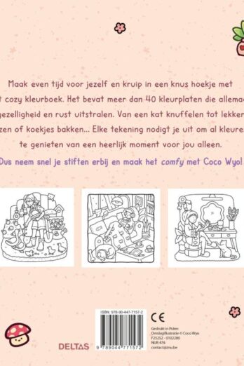 Girl Moments Cute & Comfy kleurboek Coco Wyo