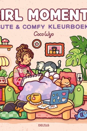 Girl Moments Cute & Comfy kleurboek Coco Wyo