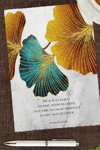 Notitieblokje Herfstbladeren