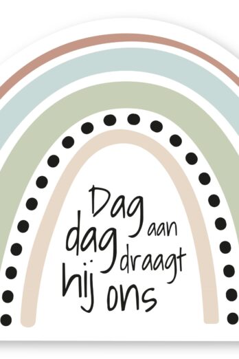 Muurvorm regenboog – Dag aan dag…