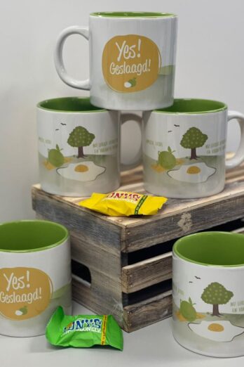 Mok Yes Geslaagd Appeltje, Eitje