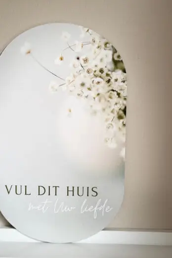 Muurvorm – Vul dit huis met Uw liefde