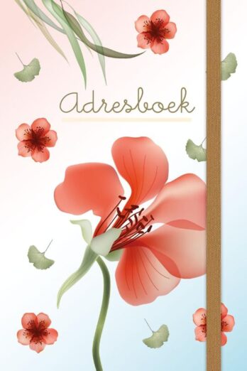 Adresboek (klein) – Transparent Flowers