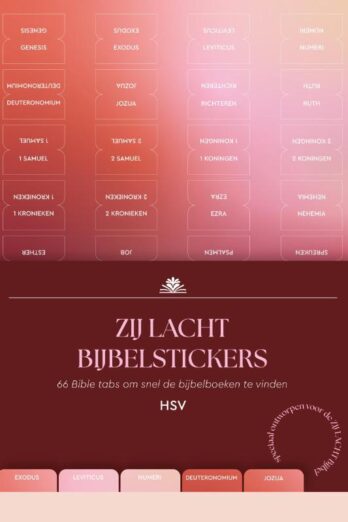 Zij Lacht bijbelstickers HSV